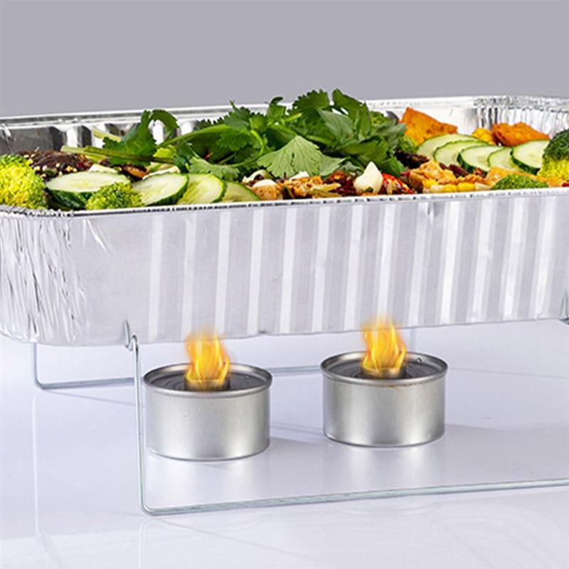 3Pcs Wegwerp Bbq Drip Pan Aluminiumfolie Tin Barbecue Pan Voedsel Container Liner Trays Takeaway Verpakking Box Met Cover