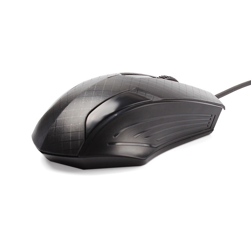 Wired Optical Gaming Mouse 3000DPI 2 Button Black Gamer USB Gamer Pro Mause Mice Cable For Home Office PC Laptop Computer #72727