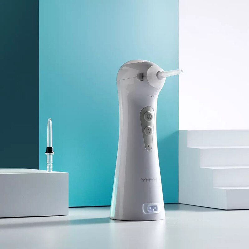 Xiaomi YMYM Portable Tooth Cleaner YF1 Tartar Nemesis Pulse 0.6mm Water Massage Gingival Tooth Cleaner Oral Hygiene Dental care