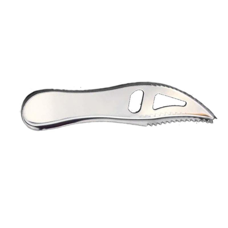 Fisk rengöring kniv fjäll skrapa rostfritt stål kök manuell scaler hyvel borste skrapa skaldjur verktyg remover