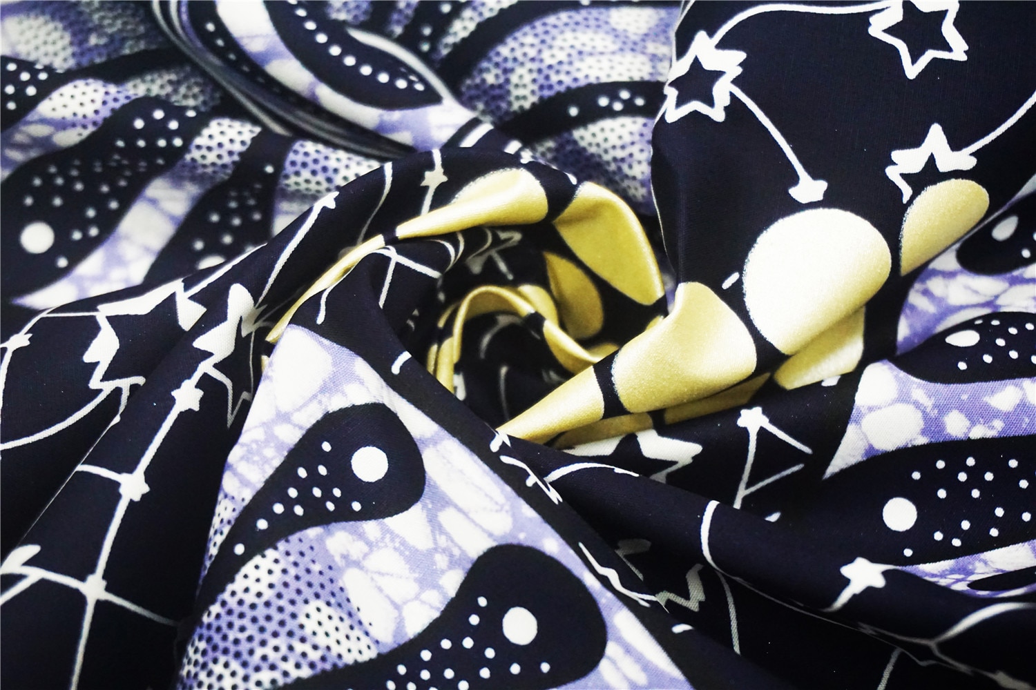 gold Wax golden wax Ankara African block wax prints fabric pure cotton 6 yards