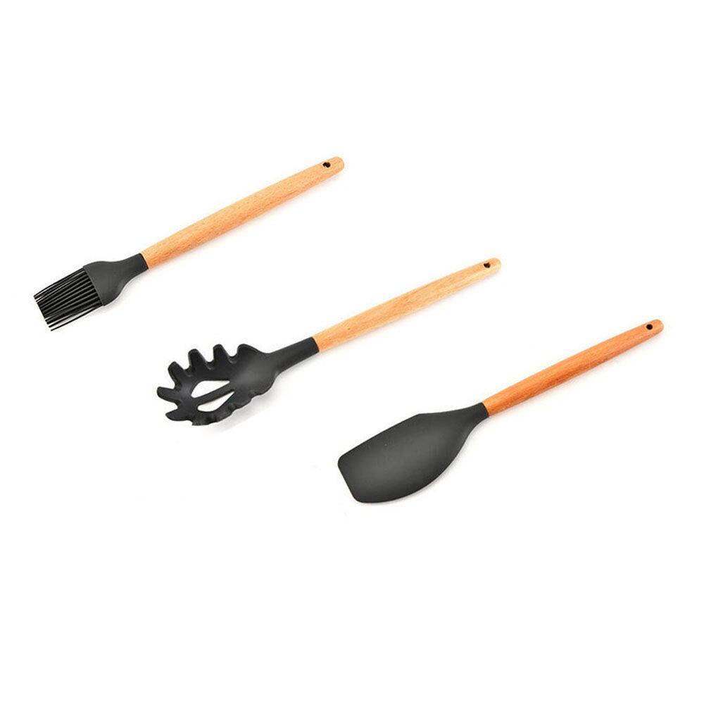 3Pcs/set Silicone Kitchen Utensil Set – For Cooking, BPA Free, Non Toxic Three Tools