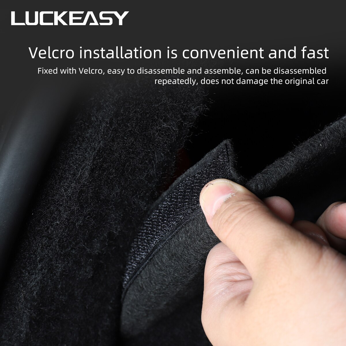 LUCKEASY Interior modification accessories for Tesla model Y Storage partition on the car left side of the back trunk