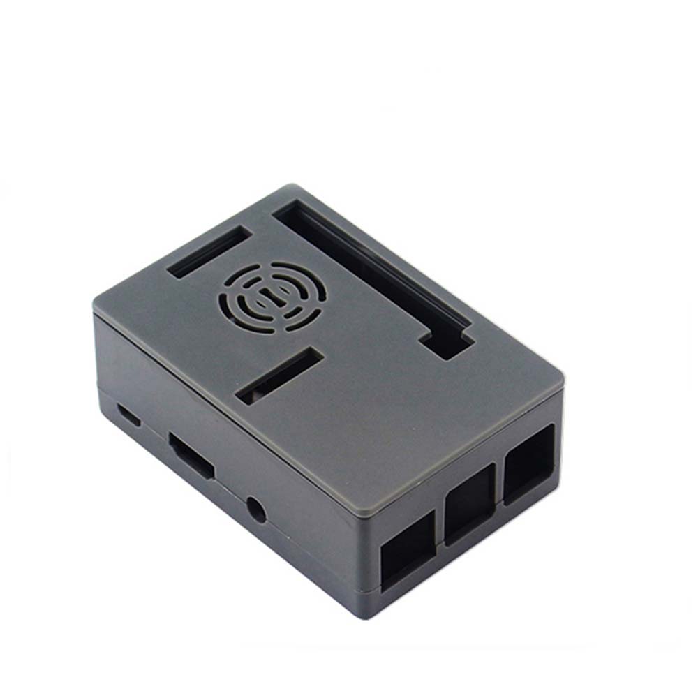 Raspberry Pi 3 Model B + Plus Case Plastic ABS Case Shell Box + 5V Koelventilator voor raspberry Pi 3 3.5 inch Touchscreen: Blauw