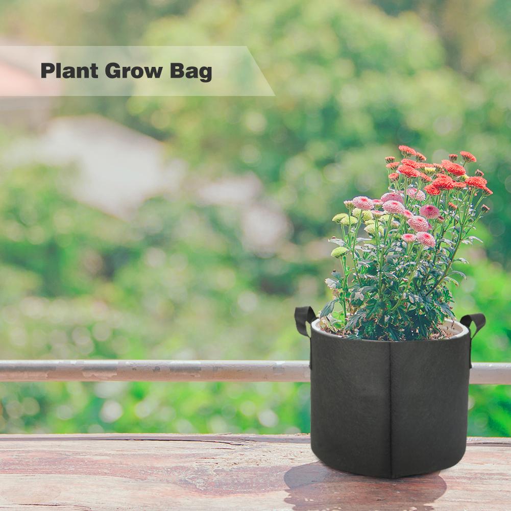 Vegetable Plant Grow Bag DIY Potato Grow Planter PE Material Cloth Tomato Flowers Planting Bag Foldable Saving Storage Space
