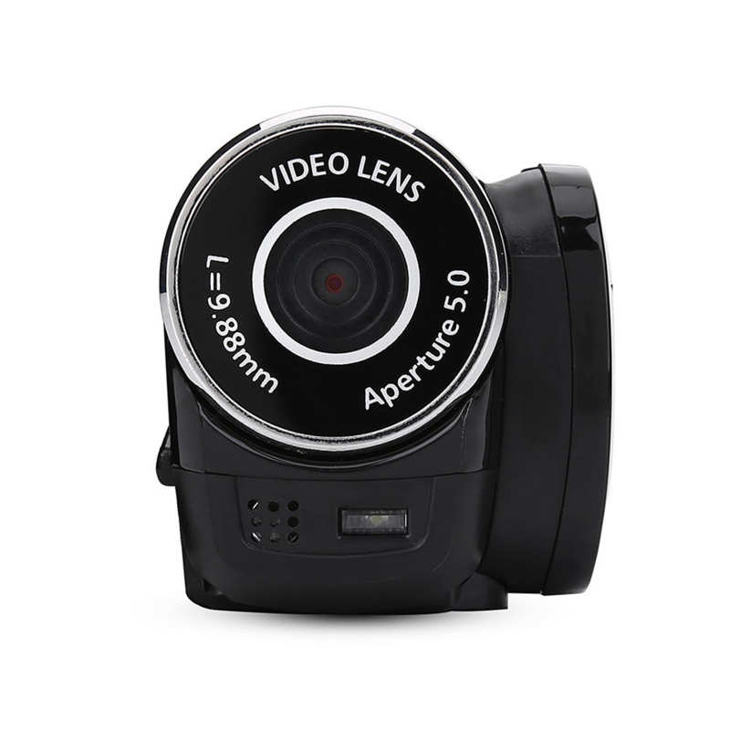 Schermo da 2.4 pollici videocamera HD 640x480 HD 16X videocamera DV digitale ad alta definizione videocamera Vlog per Picnic all'aperto per feste a casa