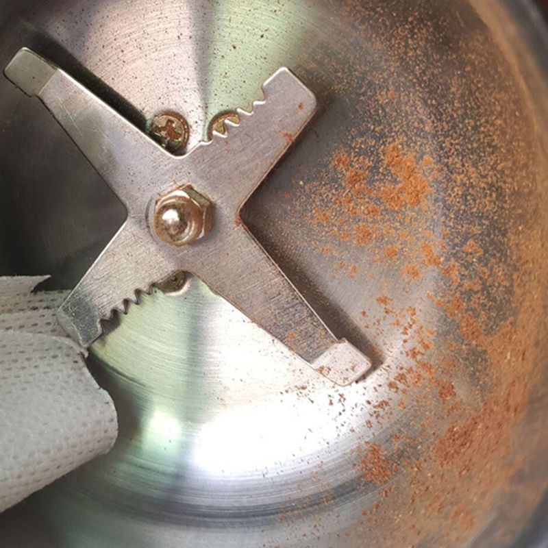 Elektrische Kaffeemühle Multifunktions Edelstahl Klinge Cafe würzen Mühle Rührgerät murmeln Bohne Samen Schleifen Zerschlagen Maschine