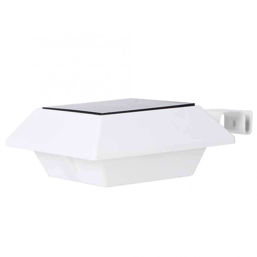 6 LED Solar Lights Outdoor Waterproof Solar Power Fence Light Garden Security Gutter for Garden Front door Garage Fence