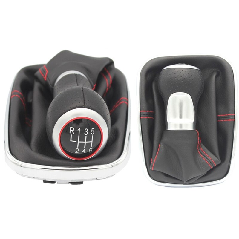 Voor Volkswagen Vw Golf 4 Iv MK4 Gti R32 Bora Jetta 1999-2005 12Mm 5/6 Speed Auto Gear pookknop Lever Shifter Gaitor Boot Cover