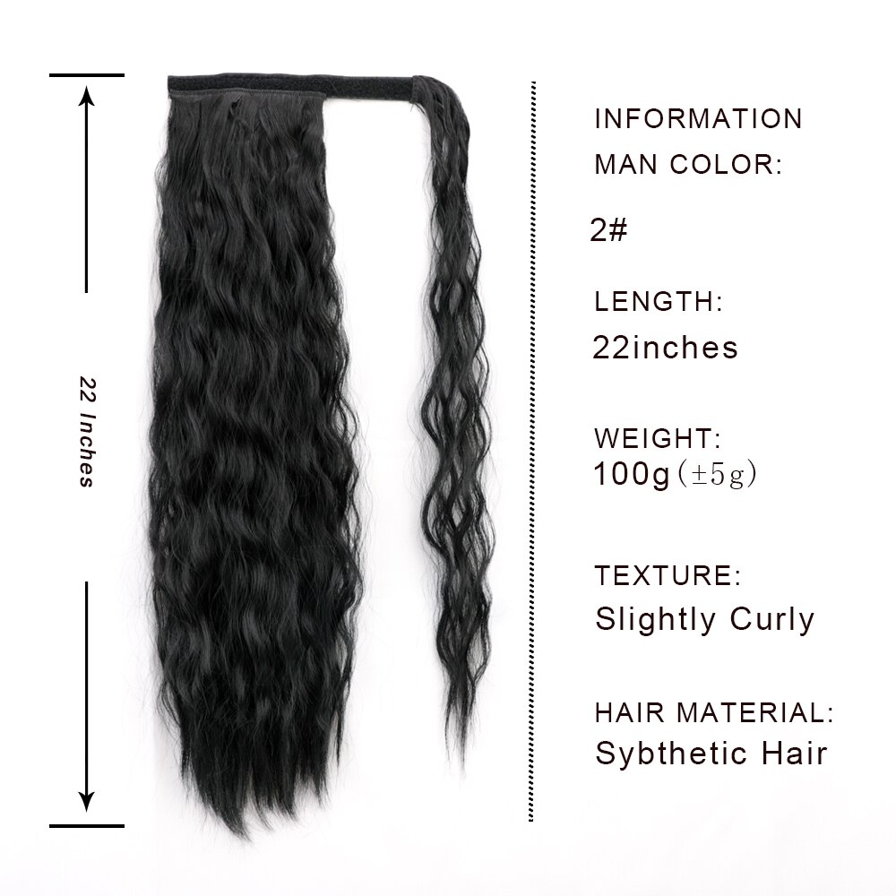 Kinky curly hestehale extensions syntetiske hair extensions del cabello hestehale hair extensions hårstykker