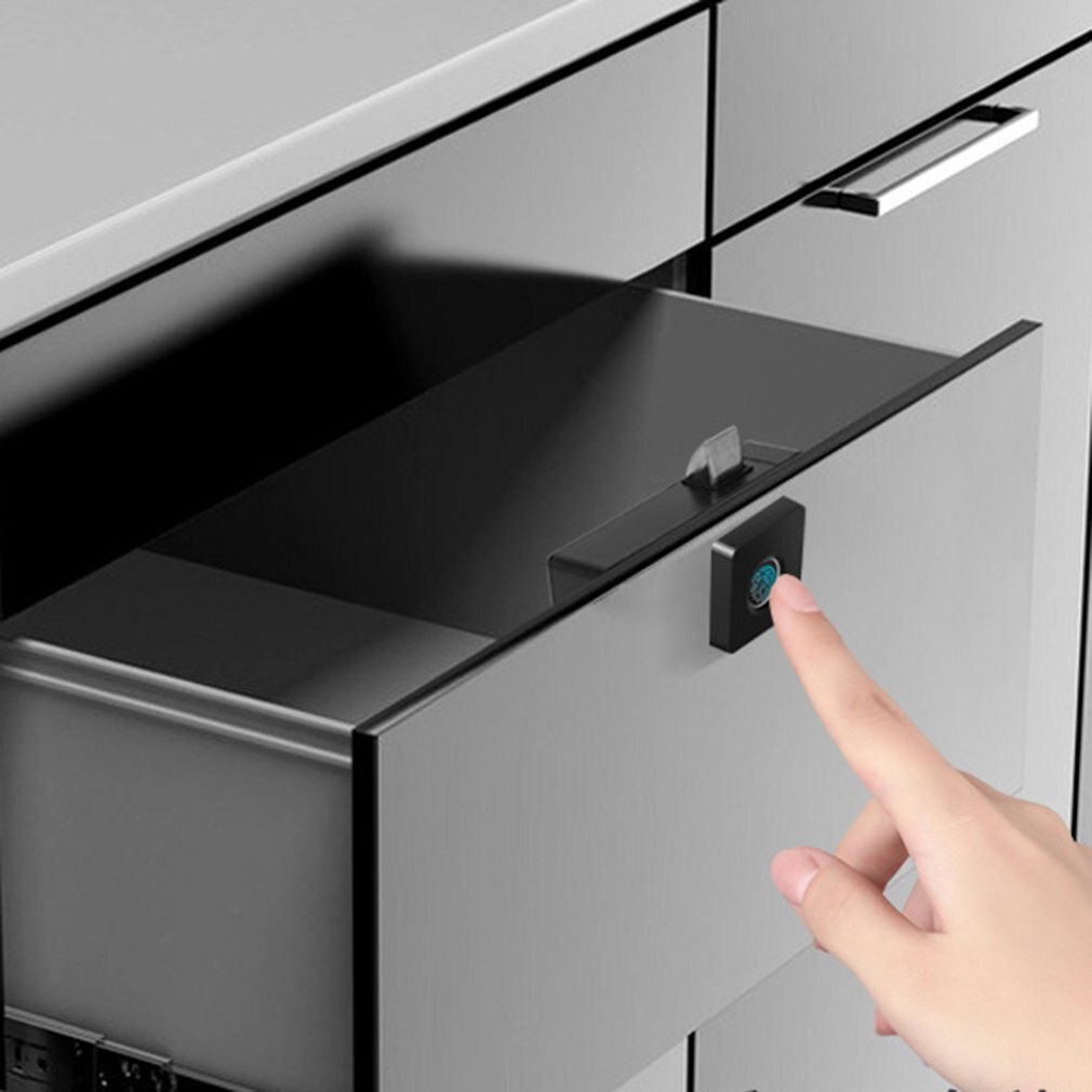 Smart Fingerprint Drawer Lock Furniture File Cabinet Lock Shoe Cabinet Letter Box Lock Fingerprint Drawer Lock