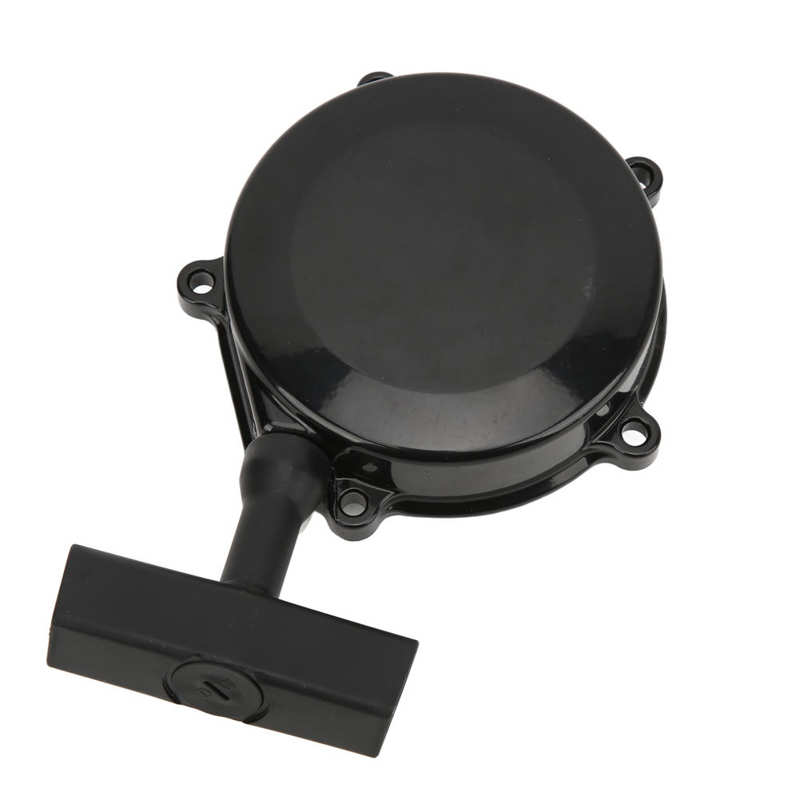 Pull Start Assembly Recoil Starter Black for Motorcycle