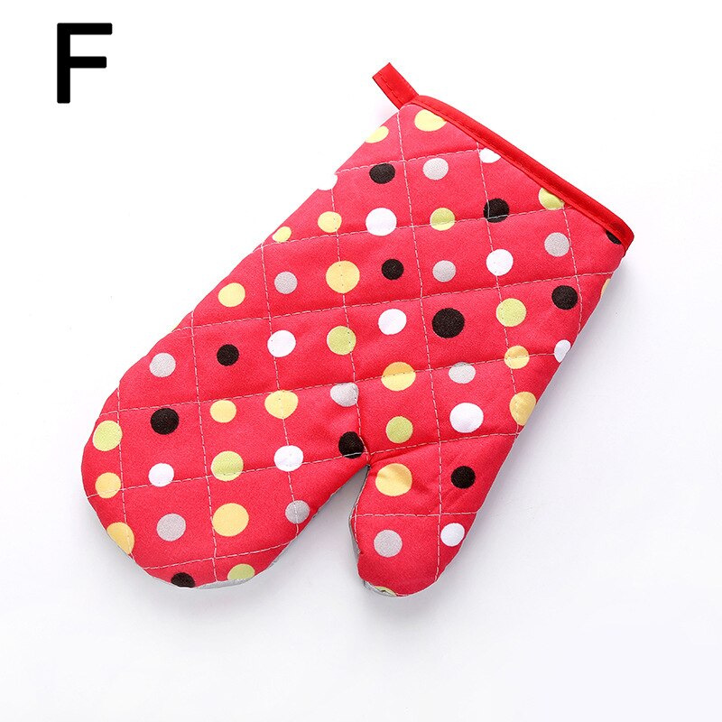 1Pc Oven Mitts Kitchen Gloves Cooking Microwave Gloves Baking Bbq Oven Potholders Oven Mitts Insulation Mat Baking Kitchen Tools: F