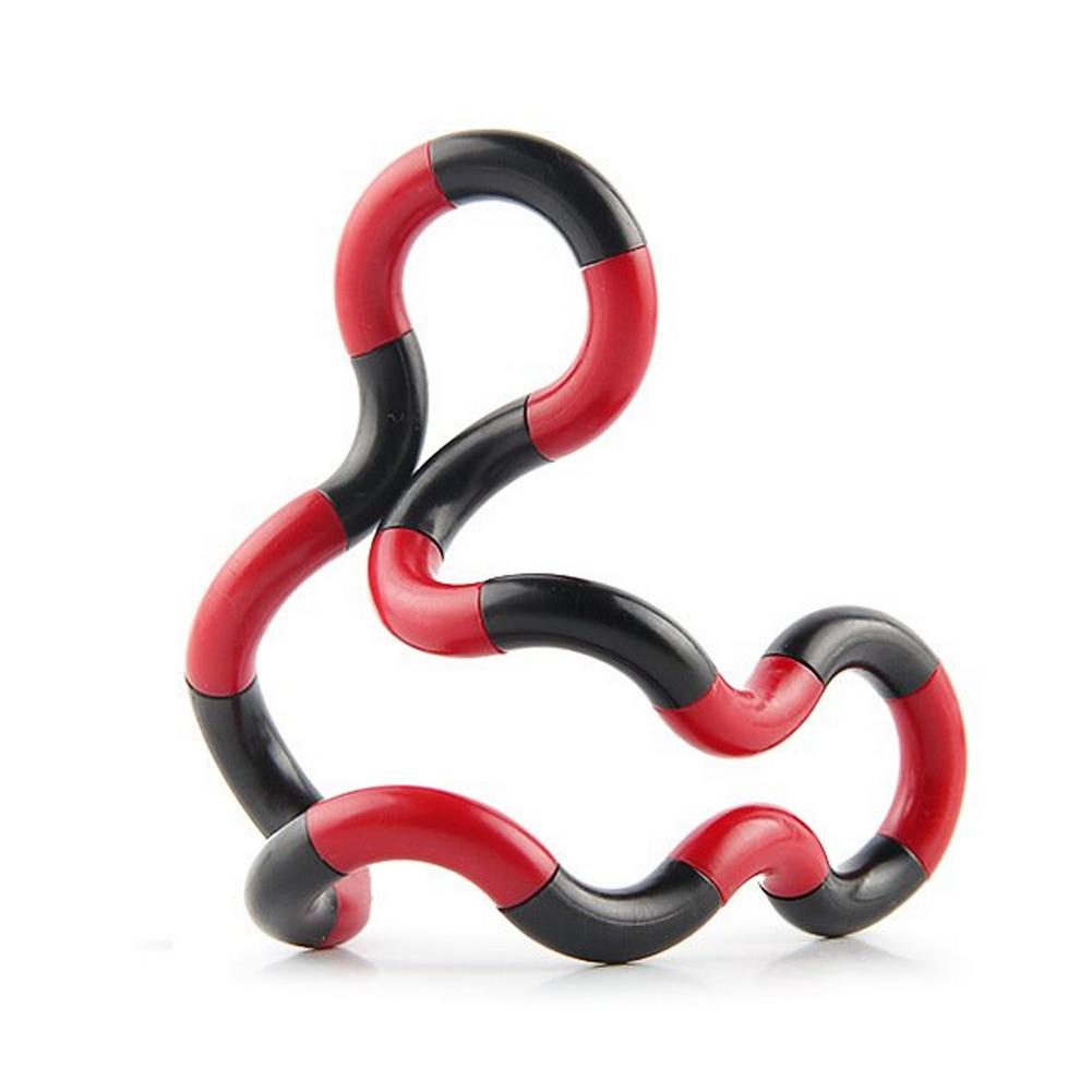 Intelligente Dekompression Twisted Spielzeug Stress Relief Gefühl Wicklung Spielzeug Roman Finger Hand Verwicklungen Spielzeug Für Alle Altersgruppen: Reddish black