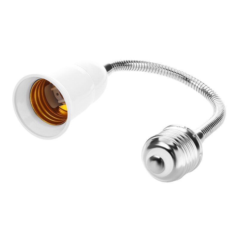 Light Lamp Bulb Socket E27 Flexible Gooseneck Extender Adapter