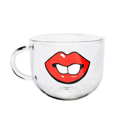YIZI-gobelet en verre borosilicaté kawaii, mug Transparent, offre spéciale ml, boisson de , nouveauté 500: 3