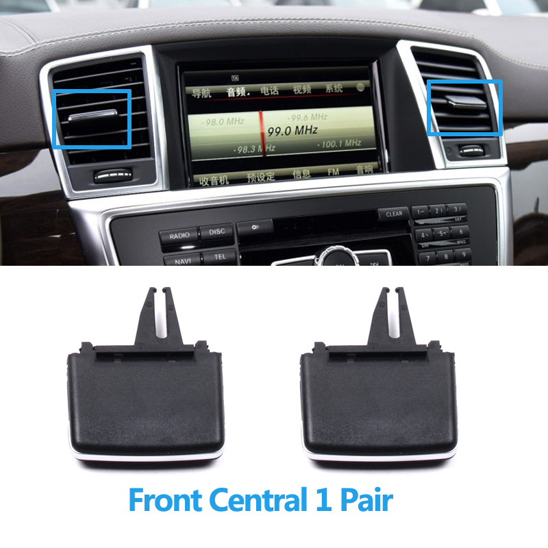 Car Front Rear A/C Air Conditioner Vent Outlet Grille Slide Clip Repair Kit For Mercedes-Benz W166 ML320 ML350 GL450 ML GLE