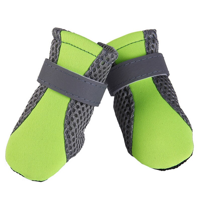 4Pcs/set Pet Dog Rain ShoesDog Booties Rubber Portable Anti Slip Waterproof Dog Cat Rain Shoes Autumn and Winter S/M/L/XL