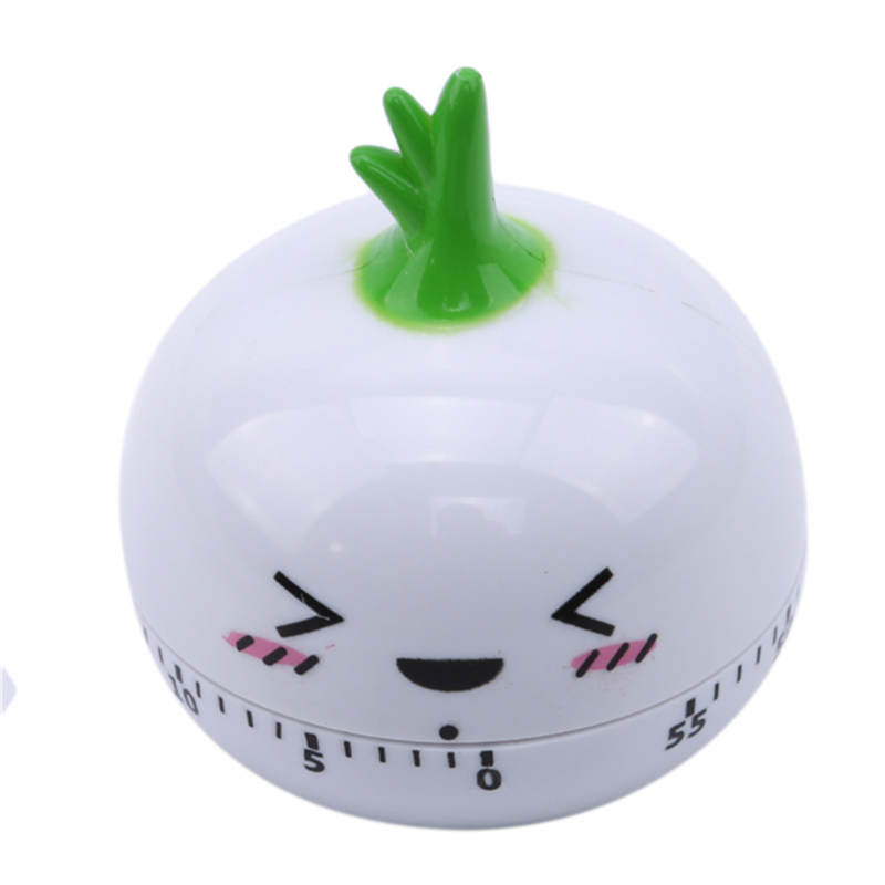 Cartoon Panda Timer 60 Minuut Bedienen Keuken Nuttig Koken Bakken Helper Keuken Timers: Green onion