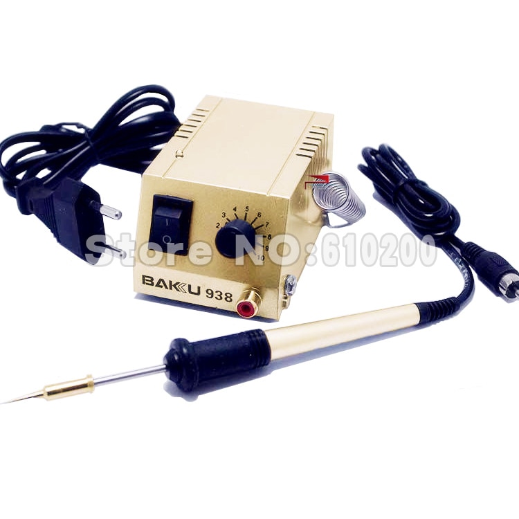 Baku soldeerstation bk -938 mini soldeer 220v snel verwarmende soldeerbout apparatuur lasmachine voor telefoonreparatie