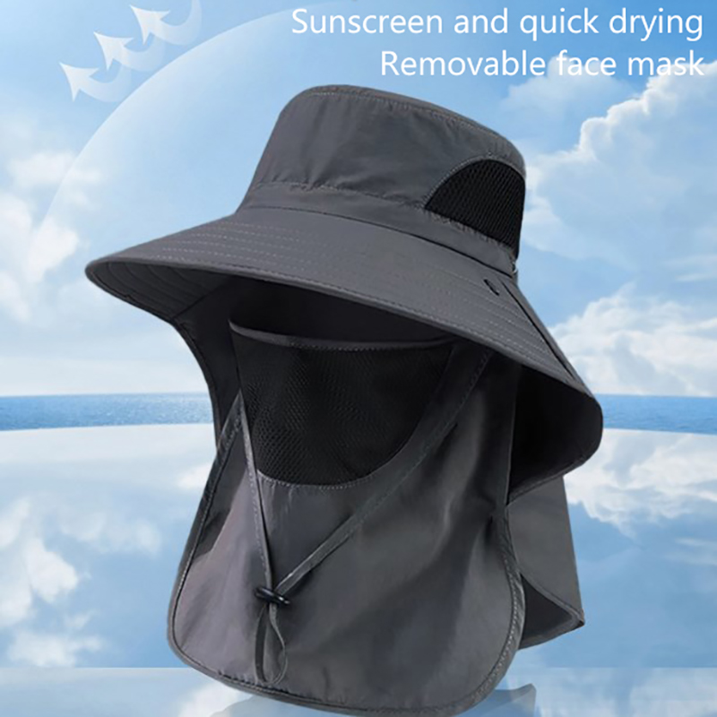 Zomerzonnehoeden met uv-bescherming, outdoor jacht- en vispet voor mannen en vrouwen, wandel- en kampeerpet met klep, bucket hat, vissershoed.