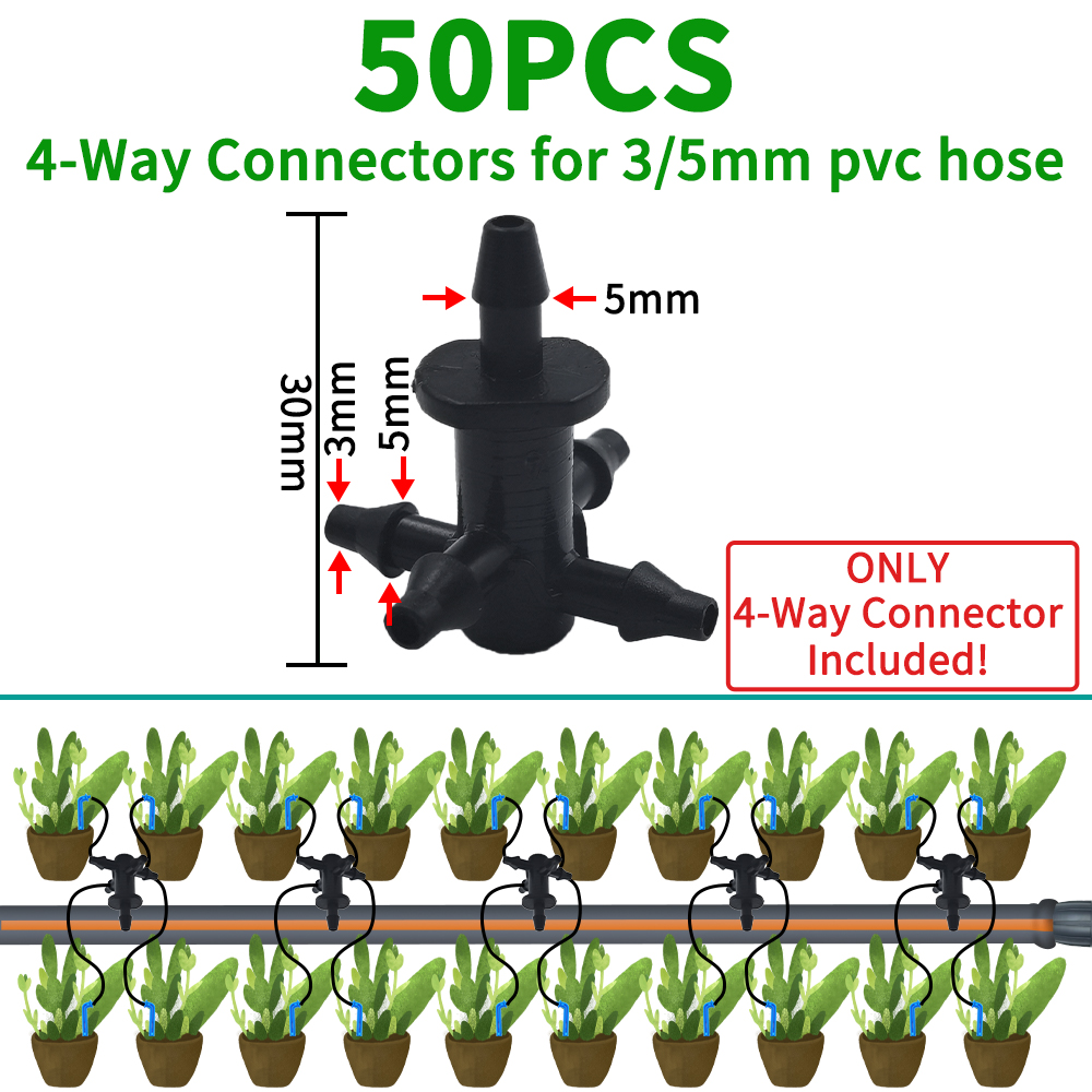 25PCS Bend Arrow Dripper Micro Drip Irrigation Kit Emitters for 3/5mm Hose Garden Watering Saving Micro Dripper Greenhouse: Light Grey