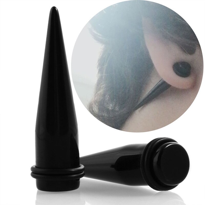 Expansores Oreja Piercing Oor Body Sieraden Brancard Uitbreidingen Dilations Oor Gauge Tapers Stekkers Met Siliconen Ring 1.6Mm-16mm