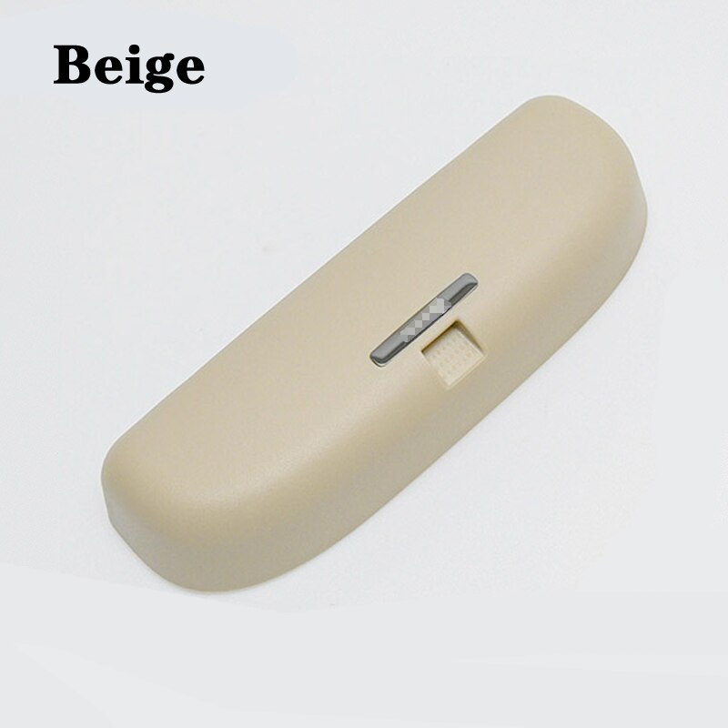 Przypadku okulary uchwyt na okulary przeciwsłoneczne Obudowa skrzynka dla BMW X5 F15 G05 X3 F25 G01 serii 3/5 F30 F34 G20 F10 G30 etui na okulary pudełko robić przechowywania: Beige