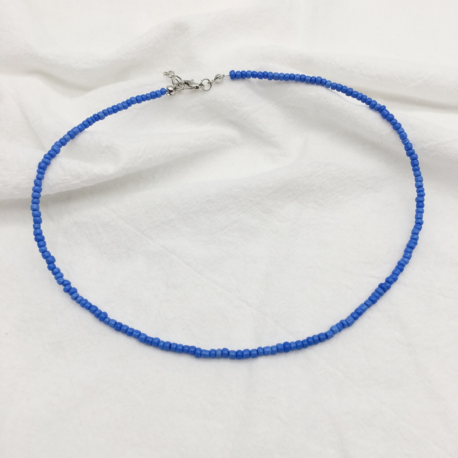 Proste koraliki Strand naszyjnik kobiety String z koralikami krótkie Choker naszyjnik biżuteria Chokers naszyjnik prezent plaża biżuteria Bijoux: 15