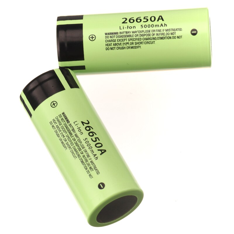 100% Original 26650A 3.7V 5000mAh lipo Battery and Charger for Flashlight power Bank Li-ion Rechargeable Batteries
