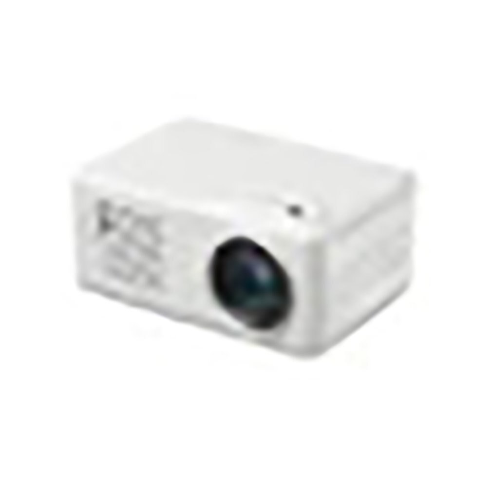 814 Mini Small Home Conference Projector Led Portable Micro Projector Supports 1080P Hd Projection White