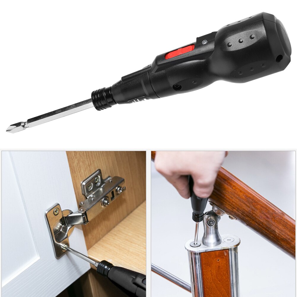 Manual Electric Screwdriver 5 in 1 Multi-use Power Strong Toughness Electric Portable Drill Hand Tool with LED Lamp