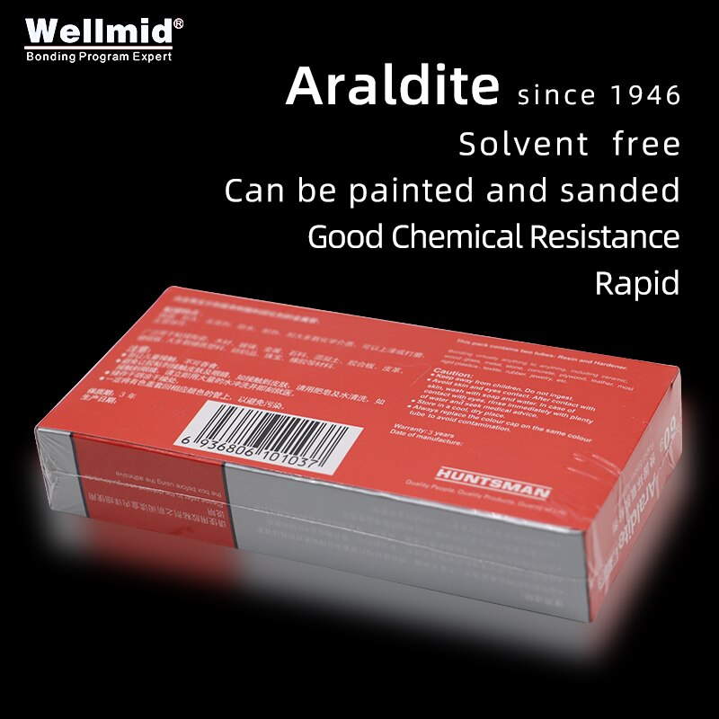 Araldite DIY Household 5 Mins Rapid AB Glue Resin Epoxy Adhesive 60g Furniture Bonds Jewelry Fast Repair Metal Plastics Ceramics