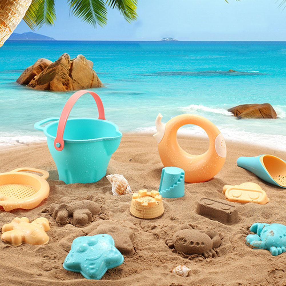 Baby Strand Spel Speelgoed Kinderen Zandbak Speelgoed Siliconen Zacht Zand Strand Set Kit Speelgoed Voor Strand Spelen Zand Water Spelen winkelwagen