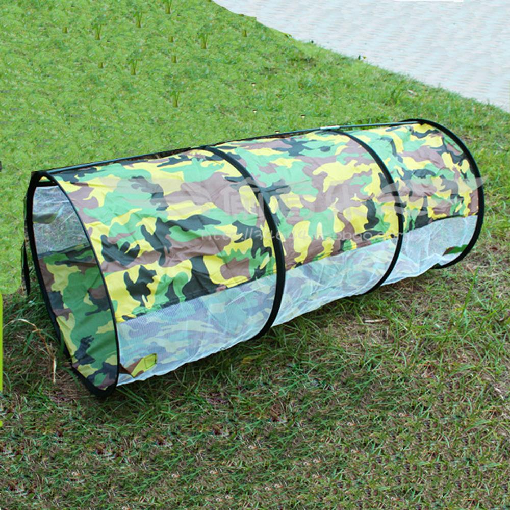 3 in 1 Kids Camouflage Speelgoed Tent Baby Vierkante Cubby Teepee Pop up Tunnel Kruipen Tent Sets Kinderen Outdoor Indoor playhouse Hut