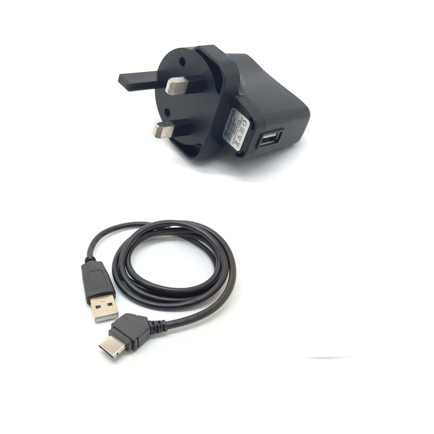 USB WALL CHARGER & DATA CABLE for SAMSUNG SGH-A437 A727 T219 U300 U600 SCH-R510 Wafer U420 Nimbus U740 Alias T629 E25: UK wall charger