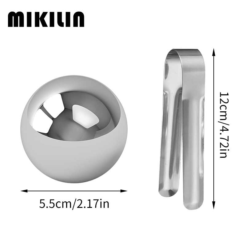 Zestaw kostek lodu ze stali nierdzewnej z szczypcami robić lodu, wielorazowe metalowe kostki robić Whisky, wina, koktajli, kostki chłodzące, akcesoria barowe.