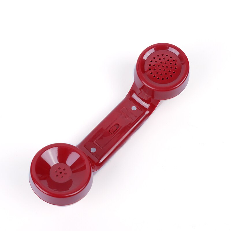 Knop Wijzerplaat Vintage Vaste Telefoon Rood Zwart Plastic Home Office Retro Draad Vaste Vaste Telefoon Europa Stijl