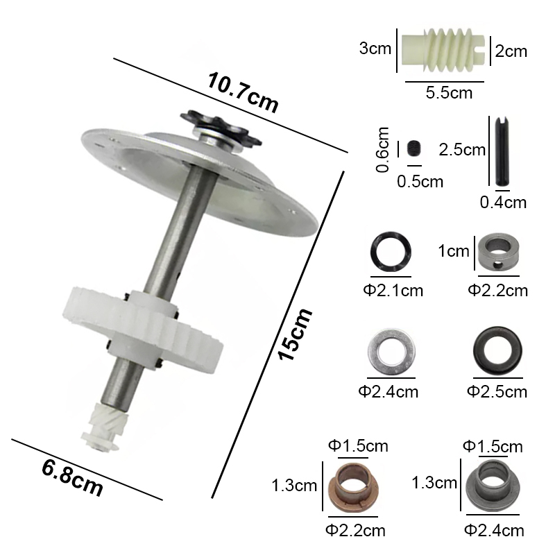 For Liftmaster 41C4220A Replacement Parts Included Gear and Sprocket Kits Fits 1/3 and 1/2 HP Chain Drive Models for Gate Opener