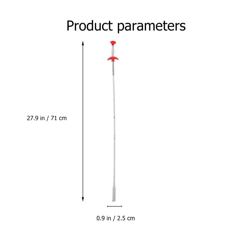 2 st fjäderrör muddringsverktyg dränering orm avloppsrengöringspinnar täppborttagningsmedel rengöringsverktyg hushåll för diskbänk