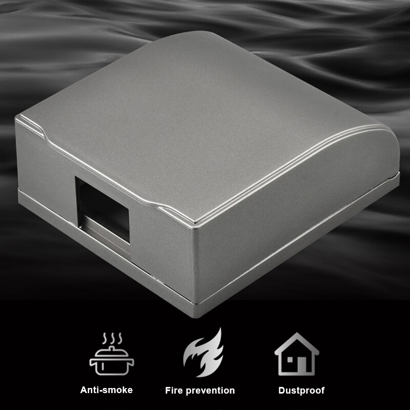Socket Splash-proof Box Single Outlet Waterproof Cover Outdoor indoor Receptacle Protector Switch Accessories 107X122X45cm WWO66