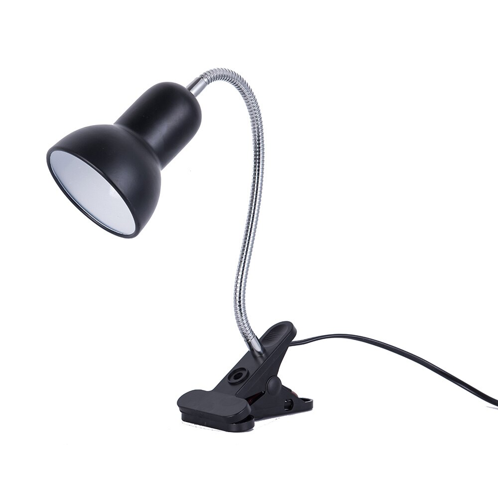 360 Graden led bureaulamp Twisted Flexibele led Tafellamp met Clip Bed leesboek Licht LED bureaulamp Zwart witte behuizing: Black / 5W White