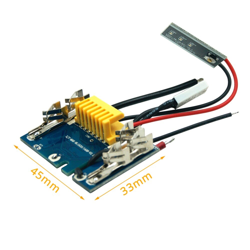 Vervangende batterij case kit met PCB printplaat LED indicator voor Makita 18 v batterij BL1830 BL1840 BL1850 GEEN CELLEN