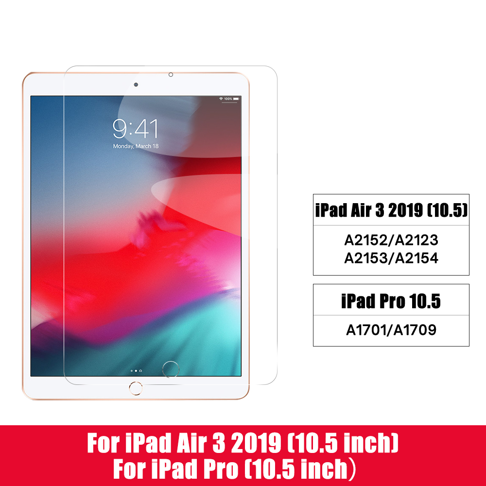 2 stk for ipad 10.2 ipad pro 11 air 3 10.5 skjermbeskytter herdet glass for 9.7 7.9 2 3 4 5 6 7th mini 2 3 4 5: Ipad air 3 pro 10.5