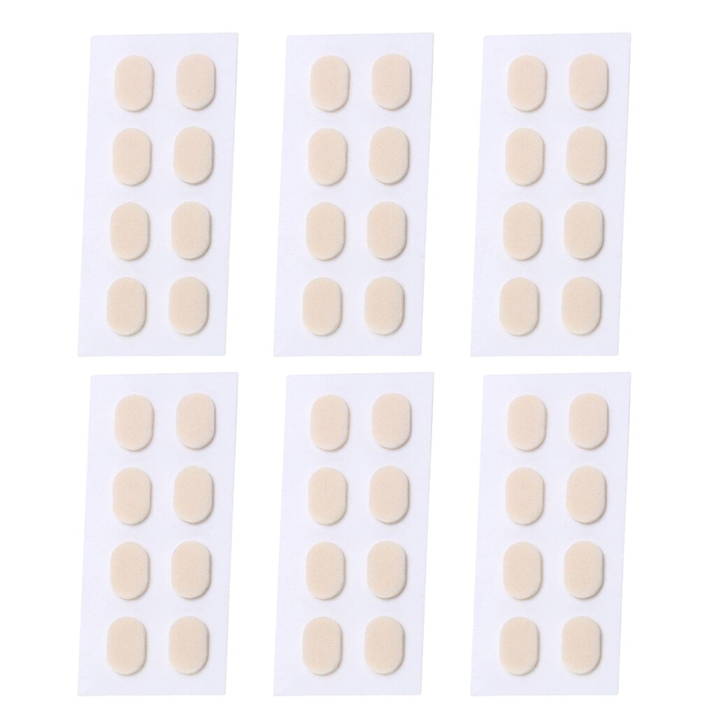 24 Paar Zelfklevende Spons Neus Pad Stok Op Bril Bril Nosepad: Skin 1.5mm