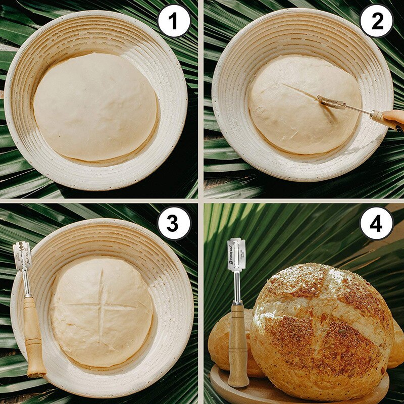 Bagel båge böjd kniv bröd lama verktyg för western baguette french toast cutter