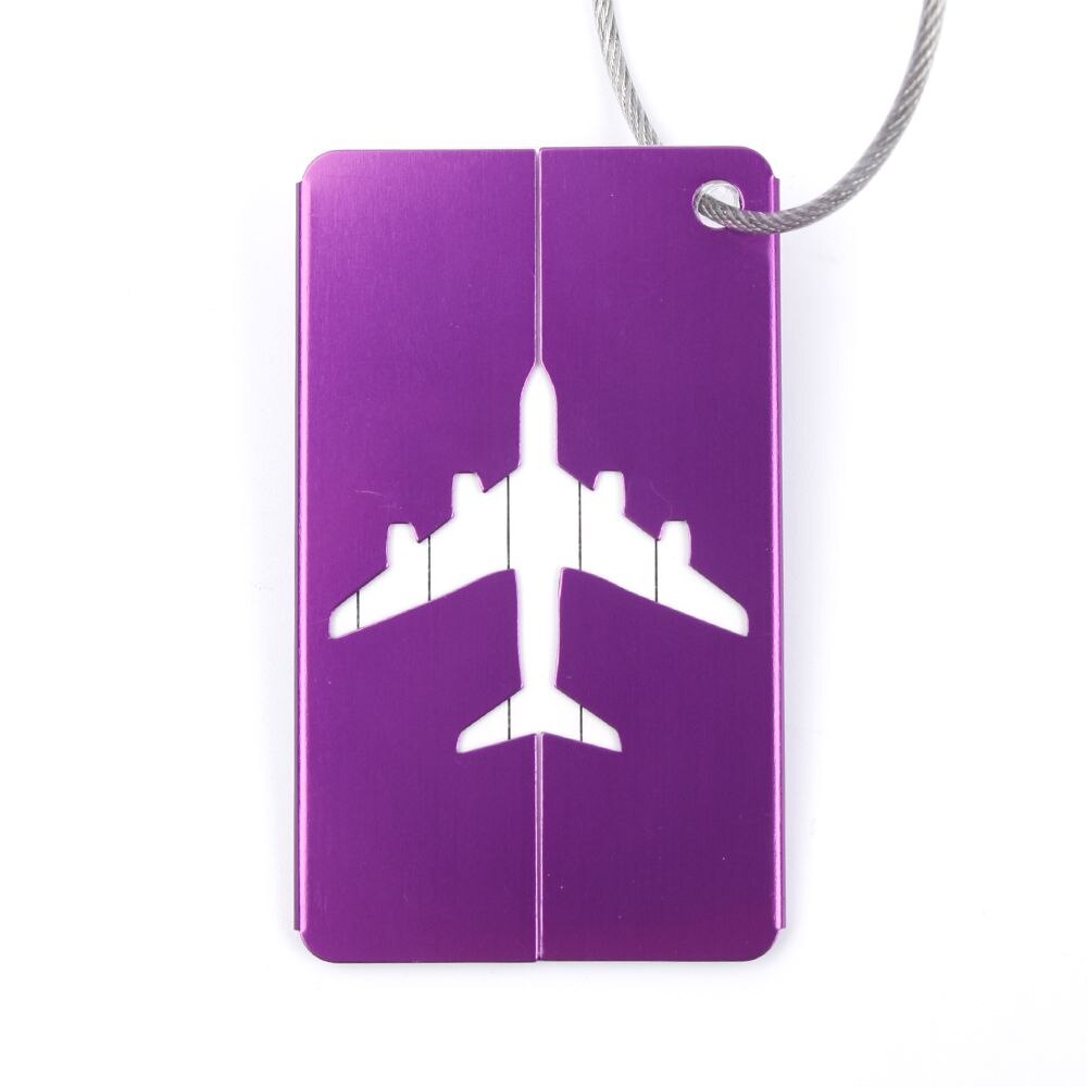 Cute Luggage Tag Travel Luggage Label Straps Suitcase Luggage Tags Luggage&bags Accessories: purple