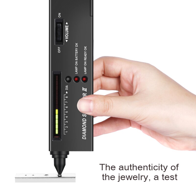 Portable Diamond Gem Tester Selector with Case Gemstone Platform Jeweler Tool DAG-ship
