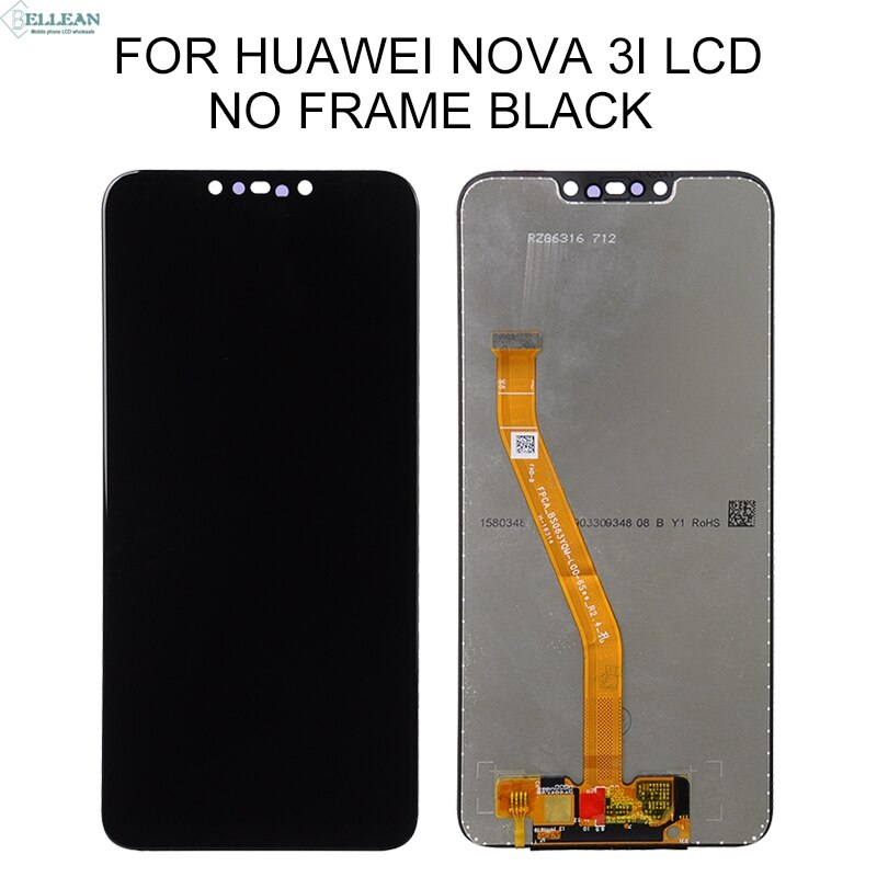 Dinamico promocja 6.3 cala Nova 3i LCD robić Huawei P sprytny plus wyświetlacz LCD z panelem dotykowym Digitizer montaż z ramą: ORI czarny nie rama