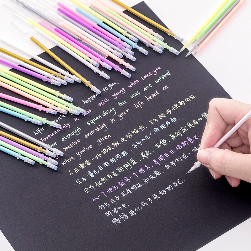Touch Hightlight Witte Art Marker 0.8Mm Kleur Gel Pen Schets Haak Liner Pen Vullingen Voor Anime Verf Art levert